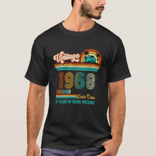 Camiseta 55º aniversário 55 anos é incrível desde dezembro