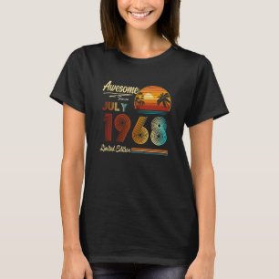 Camiseta 55º aniversário 55 anos é incrível desde julho de