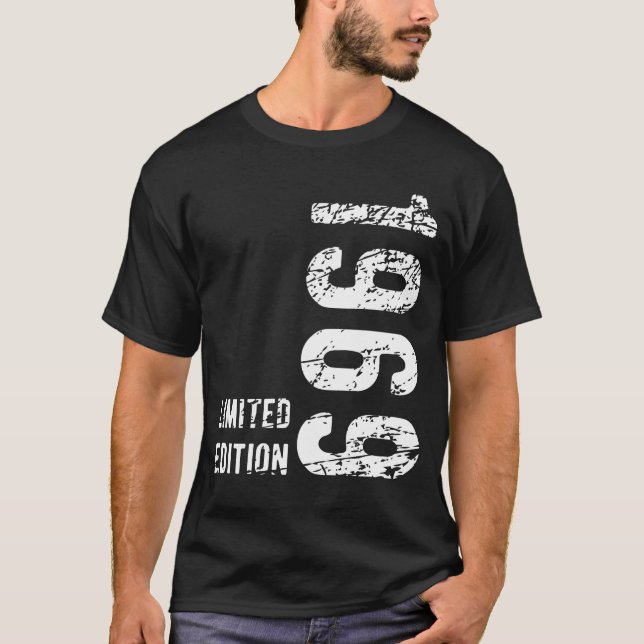 Camiseta 55º Aniversário do Gift 1969 Limited Edition 55 An (Frente)