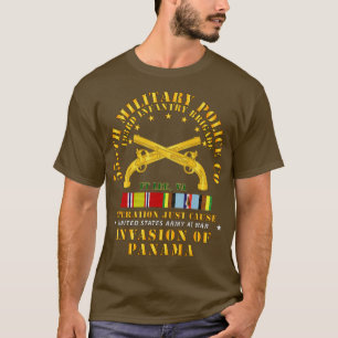 Camiseta 555ª Polícia Militar Co 193º IN BDE Ft Lee w Svc