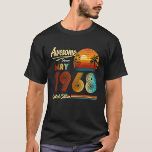 Camiseta 55. º aniversário 55 anos é incrível desde maio de