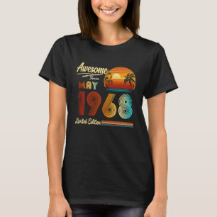 Camiseta 55. º aniversário 55 anos é incrível desde maio de