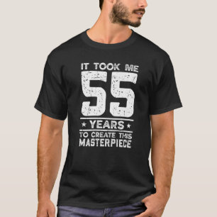 Camiseta 55.º Aniversário Vintage Infectado Por 55 B Dia 1