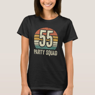 Camiseta 55 Aniversário 55 Festa de Tripulação 55º Bday Gro
