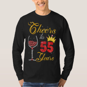 Camiseta 55 anos 1967 55.o aniversário do Diamante do Vinho