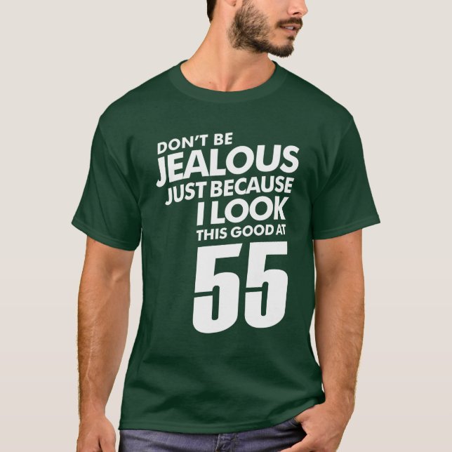 Camiseta 55 anos 55 anos Aniversário - Presente Engraçado (Frente)