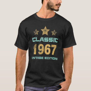 Camiseta 55 anos de idade Clássica Vintage Edition 1967 55t