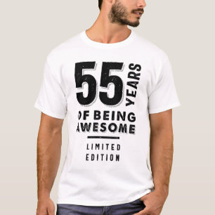 Camiseta 55 Anos De Incrível - 55.º Aniversário