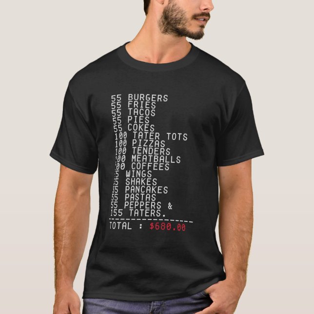 Camiseta 55 Burgers 55 Fries Eu Acho Que Você Deveria Deixa (Frente)