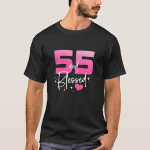 Camiseta 55 E Abençoados Capítulos 55 Anos, Presentes 55