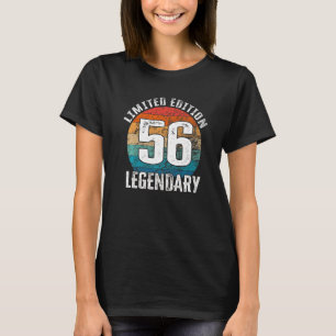 Camiseta 56º aniversário Vintage Legendary Bday