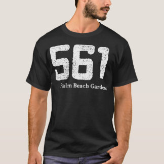 Camiseta 561 Area Code Palm Beach Gardens Flórida