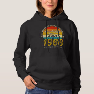 Camiseta 56 anos de idade incrível desde julho de 1966 56º 