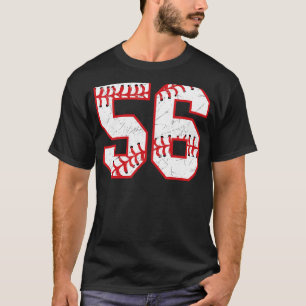 Camiseta 56 Celebração de Festa de Baile de Tema de Beisebo