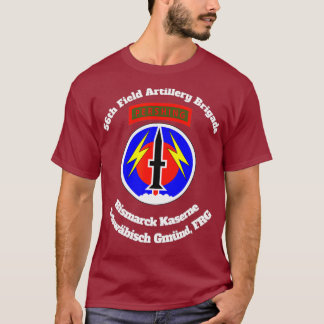 Camiseta 56.o AF Bde Bismarck Kaserne Schwaebisch Gmuend