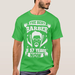 Camiseta 57.º Aniversário Presente Barber 57 Anos Barbersho