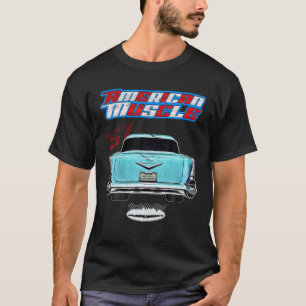 Camiseta 57.1957 Belair Bel Air American Muscle Car Hotrod