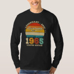 Camiseta 57 anos de idade incrível desde 1965 57º presente<br><div class="desc">Design de aniversário Para qualquer um que seja o horóscopo dizer difícil e entubado,  mas vale totalmente a pena.Vista-o com orgulho no trabalho,  academia perfeita para combinar com shorts,  leggings ou jeans para uma aparência casual,  mas tenra</div>