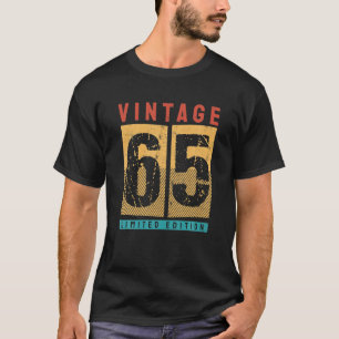 Camiseta 57 Anos De Idade Vintage 1965 57ª Decoração De Ani
