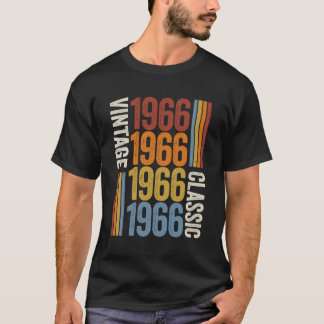 Camiseta 57 Anos De Idade Vintage 1966 57ª Decoração De Ani