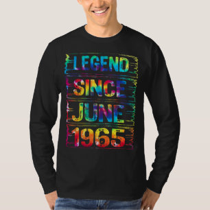 Camiseta 57 Anos De Junho Desde 1965 57º Aniversário Do Dia