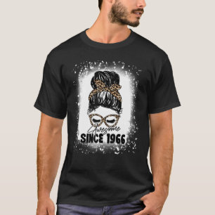 Camiseta 57 anos é incrível desde 1966 Leopard 57th Birth