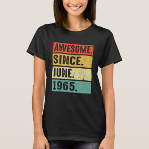 Camiseta 57 anos é incrível desde junho de 1965 57º anivers