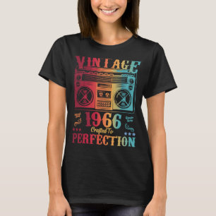 Camiseta 57 anos Vintage 1966 Mulheres Homens