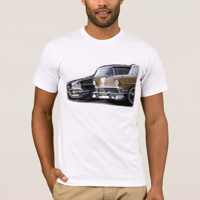 Camiseta 57 e 56 Chevy pronto para a ação (Frente)