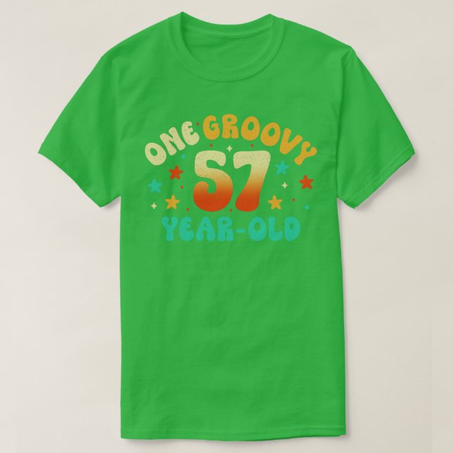 Camiseta 57.o aniversário 2 (Frente do Design)