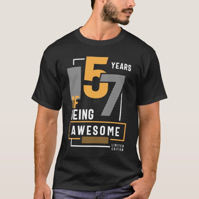 Camiseta 57 Years Of Being Awesome 57th Birthday (Frente)