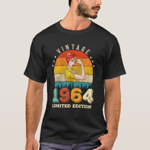 Camiseta 58º Aniversário De 1964 Edição Limitada Vintage 58