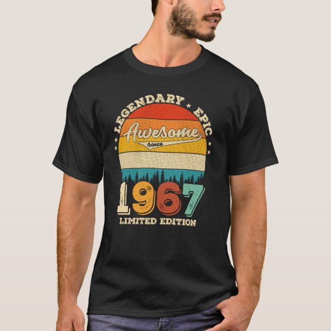 Camiseta 58 anos de idade no domingo de 1967, 58º presente  (Frente)