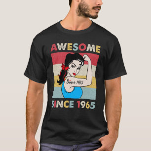 Camiseta 58 anos é incrível desde 1965 58º aniversário