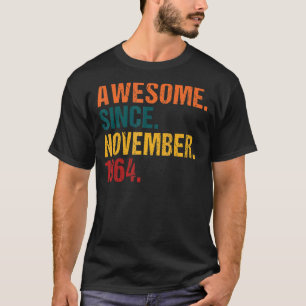 Camiseta 58 anos é incrível desde novembro de 1964 58º bir