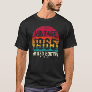 Camiseta 58 anos Vintage 1965 58º aniversário