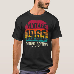 Camiseta 58 anos Vintage 1965 58º aniversário