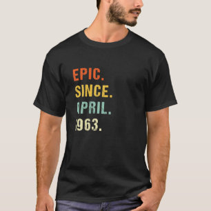 Camiseta 59ª Epic De Aniversário Desde Abril De 1963 59 A