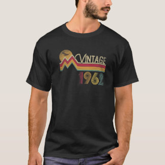 Camiseta 59º Aniversário De 1962 59 Anos Vintage Retro Styl