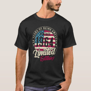 Camiseta 59º Aniversário Vintage 1964 Bday Group 59 Anos