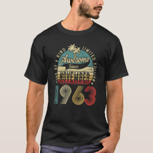 Camiseta 59 Anos 59 Anos Aniversário Incrível Desde Novembe