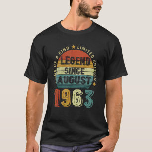 Camiseta 59 anos 59... Legenda de aniversário desde 19 de a