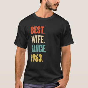 Camiseta 59 Anos De Casamento Para Sua Melhor Esposa Si
