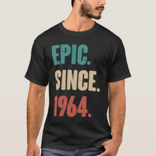 Camiseta 59 anos Vintage 1964 Aniversário 59º Decorati