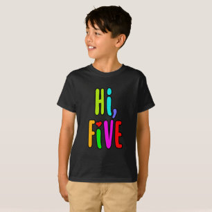 Camiseta 5 Anos Aniversário 5 Anos Menino - 5 Aniversário