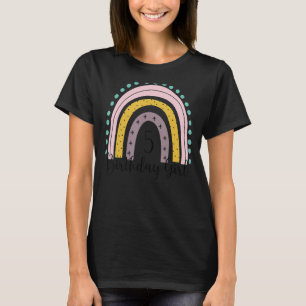 Camiseta 5 Arco-Íris De 5 Anos Aniversário Para Raparigas D