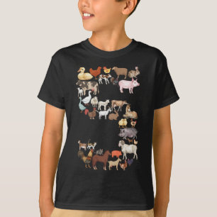 Camiseta 5 Birthday Farm Animal Theme 5 Anos