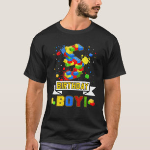 Camiseta 5 Birthday Master Builder 5 Anos