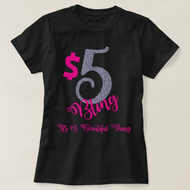 Camiseta 5 Bling Jewelry Accessory Fornecedores Consultor a (Frente do Design)