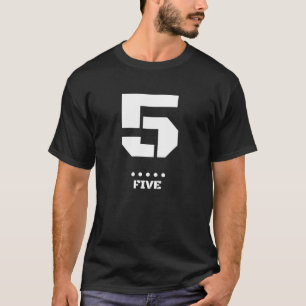 Camiseta 5(Cinco) Número Telefônico e Código Morse da NATO
